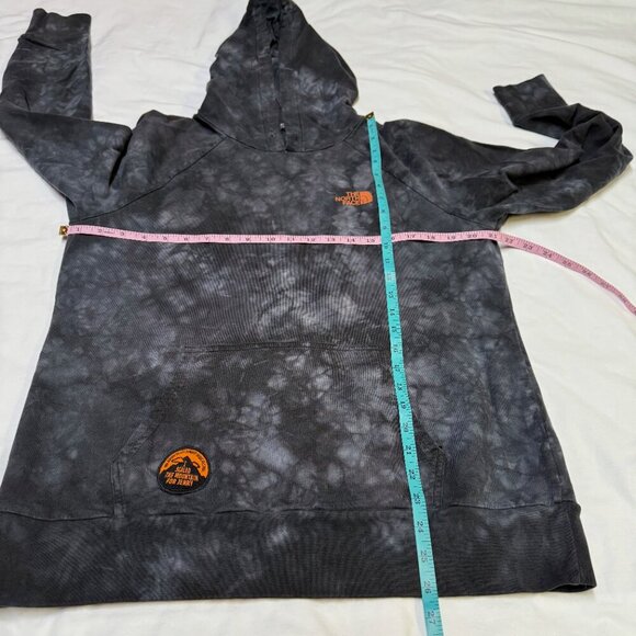 The North Face Cali Roots Hoodie Women’s Large Black Tie-Dye GUC - Picture 10 of 12